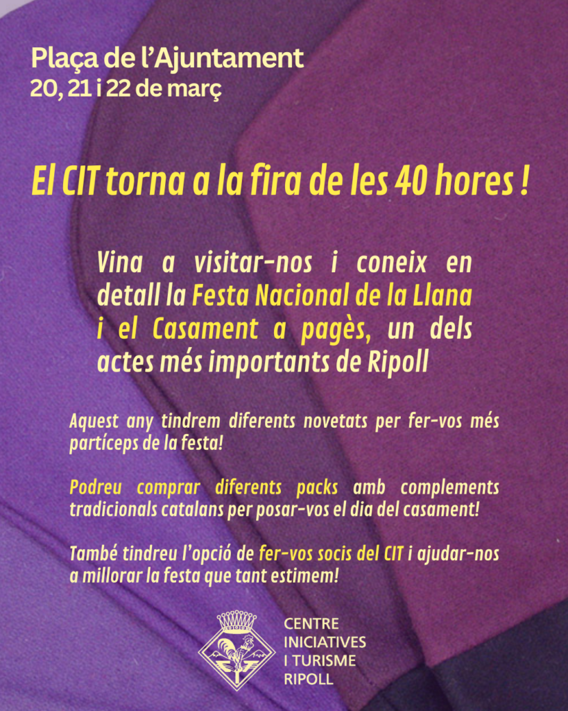 Cartell Fira de les 40 Hores