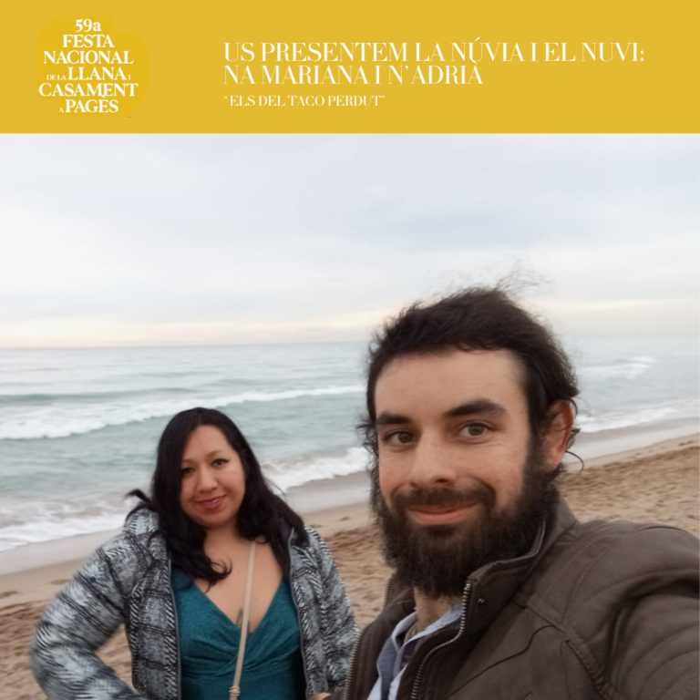 Na Mariana i n’Adrià, nuvis del Casament a Pagès 2026
