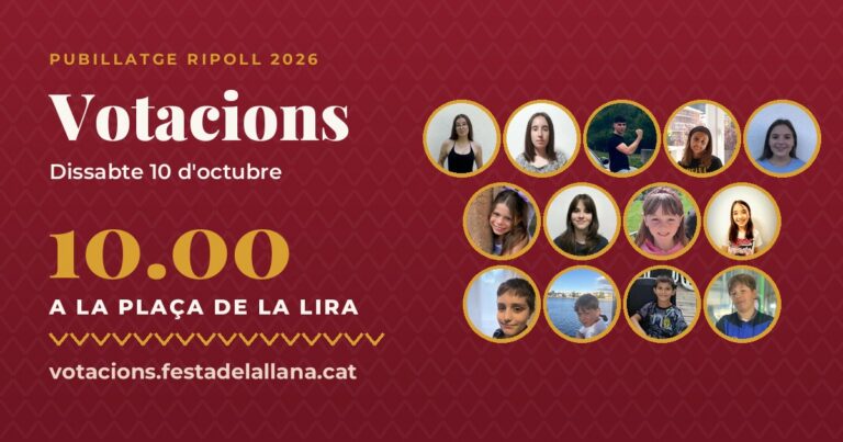 Demà votem el Pubillatge Ripoll 2026: Votació popular 2026